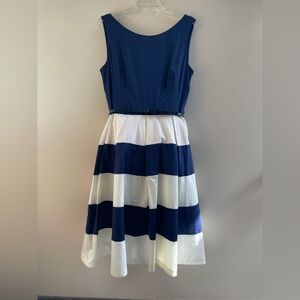 Kate Spade NWT Celina  Blue and White Striped Dress